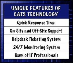 Unique features of CATS technology