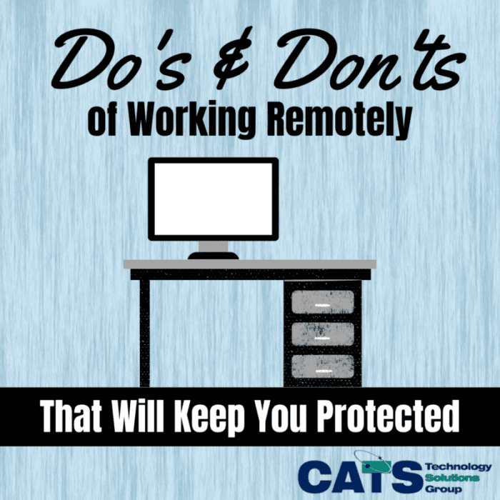 Do's and Dont's of working remotely