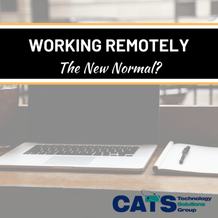 Working Remotely, the New Normal?