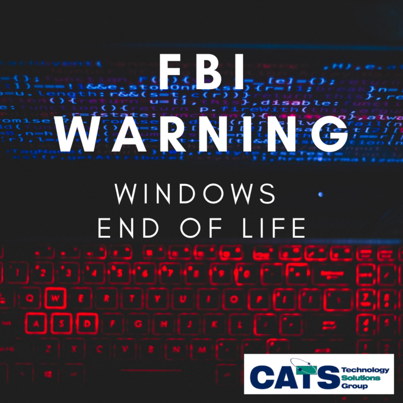 FBI Gives Warning to Users Not Upgraded from Windows 7