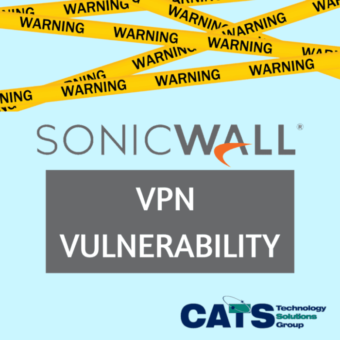 SonicWall VPN Vulnerability Calls for Immediate Patch