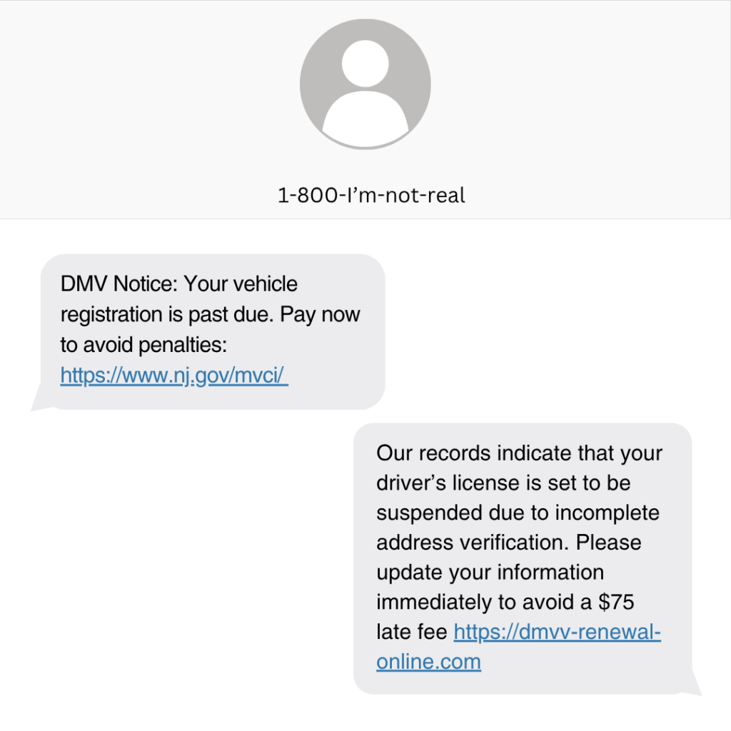 dmv scam